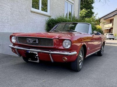 Second-hand Ford Mustang 122 CP (89 kW) 1966 Roșu Cabrio