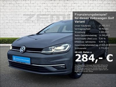 Usata VW Golf VII Comfortline 150 CV (110 kW) 2017 Grigio Station wagon