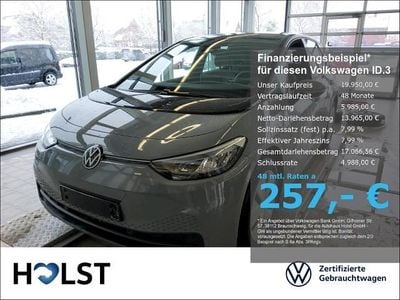 Grau Gebraucht 2022 VW ID.3 Pro Kleinwagen | 19.950 € (Guter Preis)