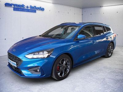 Blau Gebraucht 2021 Ford Focus ST-Line X Kombi | 16.980 € (Teuer)