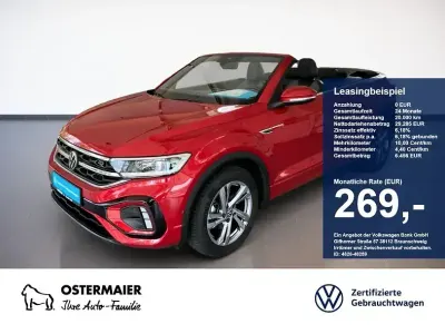 Gebraucht VW T-Roc Cabriolet R-line 150 PS (110 kW) 2025 Kings red Cabrio