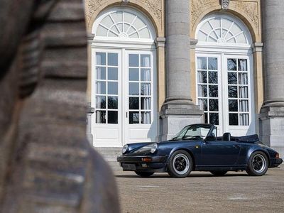 Usata Porsche 911 232 CV (170 kW) 1989 Blu Cabrio