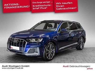 Second-hand Audi Q7 S-Line 381 CP (280 kW) 2023 Albastru SUV