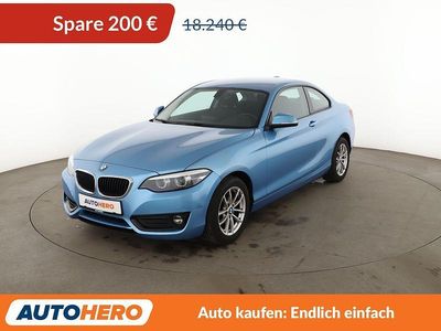 Gebraucht BMW 218 Advantage 136 PS (100 kW) 2018 Blau Coupé