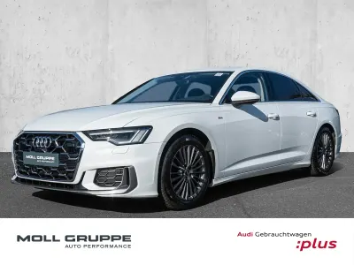 Gebraucht Audi A6 Premium 204 PS (150 kW) 2024 Gletscherweiß metallic Limousine