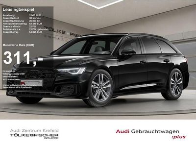 Schwarz Gebraucht 2025 Audi A6 S-Line Kombi | 52.448 € (Superpreis)