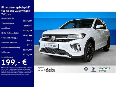 Gebraucht VW T-Cross R-line 150 PS (110 kW) 2025 Weiss SUV