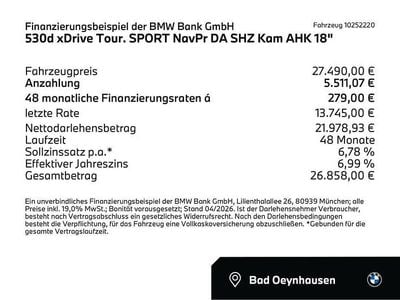 Gebraucht BMW 530 Comfort Edition 265 PS (194 kW) 2018 Schwarz (schwarz) Kombi