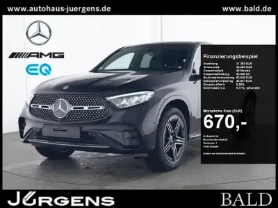 Gebraucht Mercedes GLC43 AMG 204 PS (150 kW) 2024 Schwarz obsidianschwarz metallic Coupé