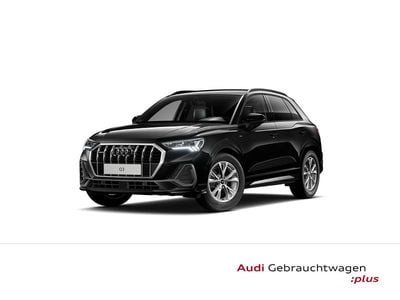 Schwarz (mythosschwarz metallic) Gebraucht 2024 Audi Q3 S-Line SUV | 44.650 € (Superpreis)
