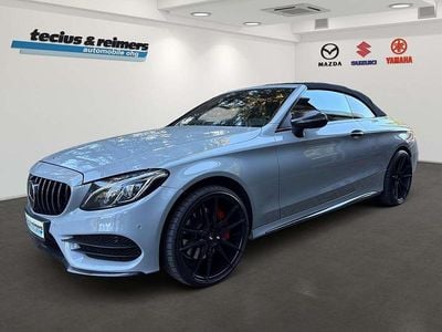 Usata Mercedes C250 AMG line 204 CV (150 kW) 2017 Grigio Cabrio