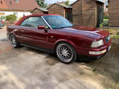 Gebraucht Audi 80 150 PS (110 kW) 1998 Rot Cabrio