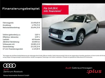 Gebraucht Audi Q3 Design 190 PS (139 kW) 2019 Gletscherweiß metallic SUV