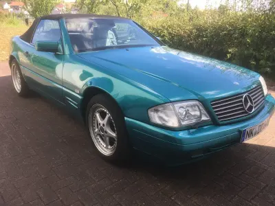 Gebraucht Mercedes SL320 245 PS (180 kW) 1997 Grün Cabrio