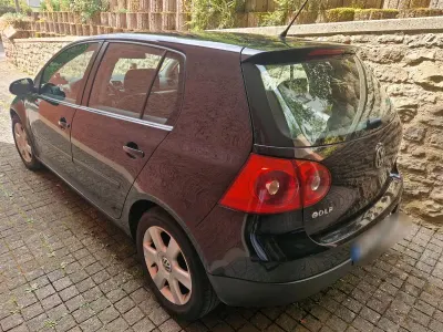 Gebraucht VW Golf V 2006 Schwarz Kleinwagen