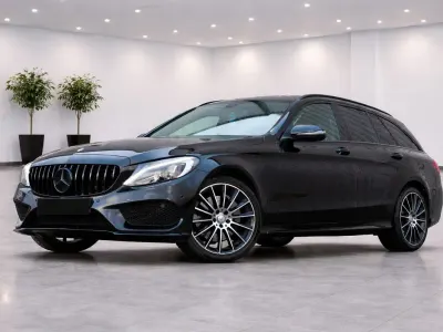 Usata Mercedes C400 AMG line 333 CV (244 kW) 2016 Nero Station wagon
