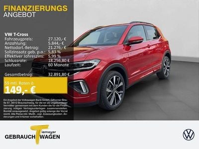 Nieuw VW T-Cross R-line 116 PK (85 kW) 2026 Rood SUV