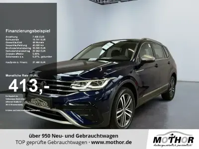 Brugt VW Tiguan Allspace Elegance 200 HK (147 kW) 2023 Blå SUV