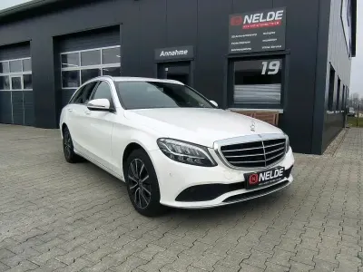 Gebraucht Mercedes C220 194 PS (142 kW) 2019 Weiß Kombi