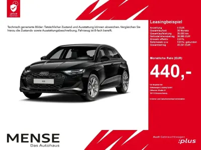 Używany Audi A3 Advanced 204 KM (150 kW) 2025 Czarny Sedan/Limuzyna