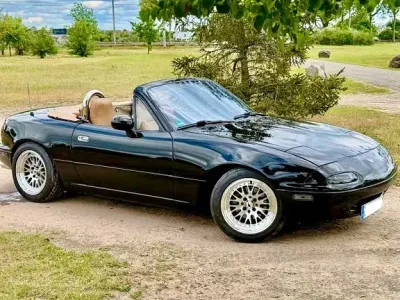 Gebraucht Mazda MX5 131 PS (96 kW) 1995 Schwarz Cabrio