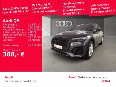Brugt Audi Q5 S-Line 299 HK (219 kW) 2022 Grå SUV