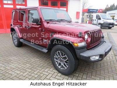 Occasion Jeep Wrangler Unlimited Sahara 379 PK (278 kW) 2022 Rood SUV
