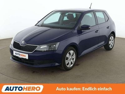 Gebraucht Skoda Fabia Ambition 60 PS (44 kW) 2016 Modra pacific pacific blau Kleinwagen