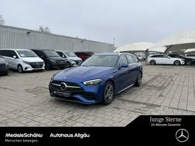 Gebraucht Mercedes C220 Premium 200 PS (147 kW) 2024 Lack spektralblau Kombi