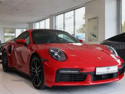 Second-hand Porsche 911 Turbo S 650 CP (478 kW) 2020 Roșu Coupe