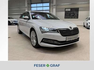 Gebraucht Skoda Superb Style 200 PS (147 kW) 2021 Moon weiss perleffekt Kombi