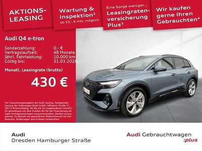 Gebraucht Audi Q4 e-tron S-Line 210 kW (286 PS) 2025 Geysirblau metallic SUV