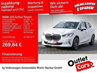 Weiß Gebraucht 2022 BMW 223 Active Tourer Luxury Line Van / Kleinbus | 26.036 € (Superpreis)