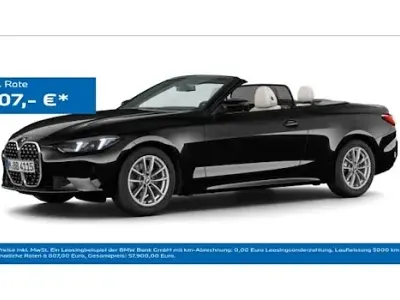 Neu BMW 420 Cabriolet Comfort Edition 184 PS (135 kW) 2026 Schwarz Cabrio