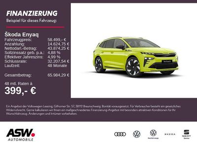 Mambagrün Neu 2026 Skoda Enyaq iV RS SUV | 58.499 € (Fairer Preis)