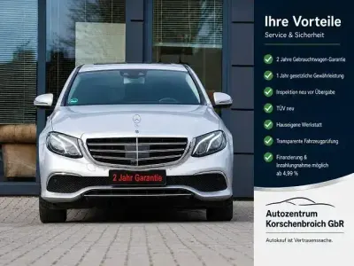 Używany Mercedes E400 Exclusive 333 KM (244 kW) 2017 Srebrny Sedan/Limuzyna