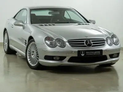 Używany Mercedes SL55 AMG AMG 500 KM (367 kW) 2002 Srebrny Kabriolet