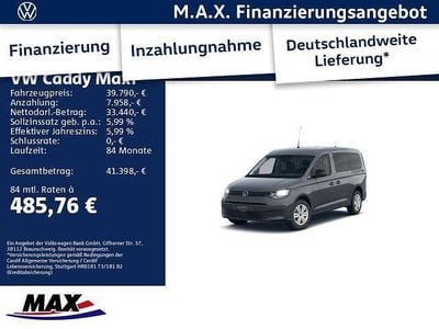Nuova VW Caddy Maxi 122 CV (89 kW) 2026 Grigio Monovolume
