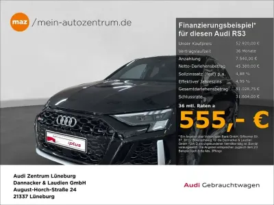 Brugt Audi RS3 Sport 400 HK (294 kW) 2022 Sort Sedan