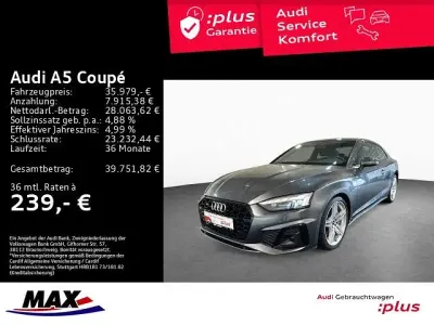 Używany Audi A5 S-Line 286 KM (210 kW) 2022 Szary Coupe