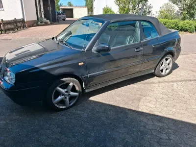 Gebraucht VW Golf Cabriolet 75 PS (55 kW) 1998 Schwarz Cabrio