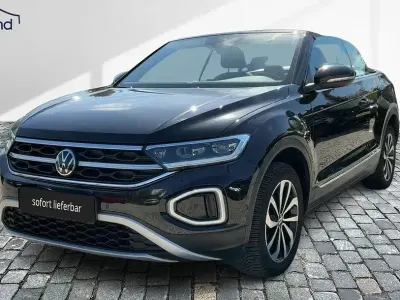 Gebraucht VW T-Roc Cabriolet 110 PS (80 kW) 2022 Schwarz Cabrio