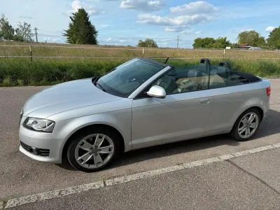 Brugt Audi A3 Cabriolet Ambition 200 HK (147 kW) 2010 Sølv Cabriolet