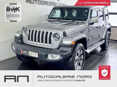 Gebraucht Jeep Wrangler Unlimited Sahara 200 PS (147 kW) 2020 Billet silver metallic clear c SUV