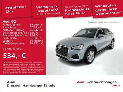 Gebraucht Audi Q2 Advanced Plus 150 PS (110 kW) 2024 Pfeilgrau perleffekt SUV