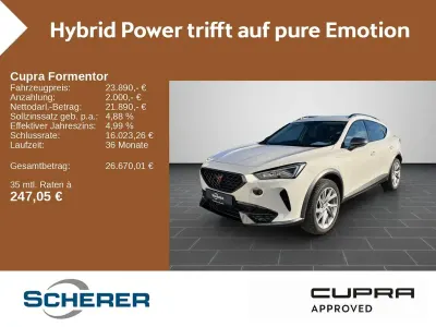 Gebraucht Cupra Formentor 204 PS (150 kW) 2023 "candy" weiss SUV