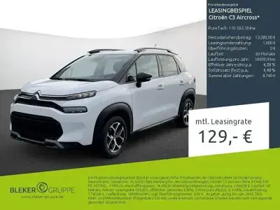Gebraucht Citroën C3 Aircross Shine 110 PS (80 kW) 2023 Weiß SUV
