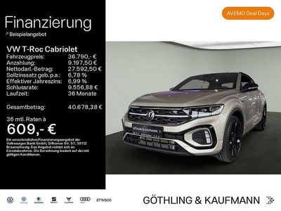 Gebraucht VW T-Roc Cabriolet R-line 150 PS (110 kW) 2025 Silber Cabrio