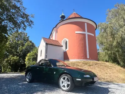 Gebraucht Mazda MX5 90 PS (66 kW) 1995 Grün Cabrio