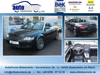 Gebraucht Audi S4 Cabriolet Sport 344 PS (253 kW) 2005 Ebonyschwarz Cabrio